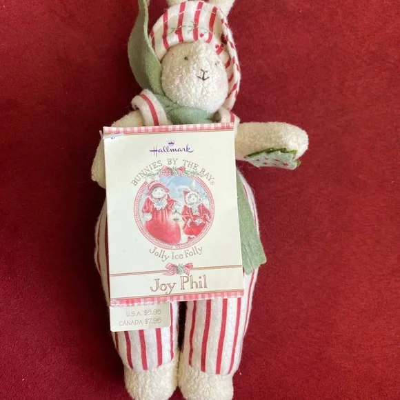 Fix-8" Bunnies by the Bay JOY PHIL 2002 Hallmark Joy collectible Plush Rabbit - Picture 2 of 4